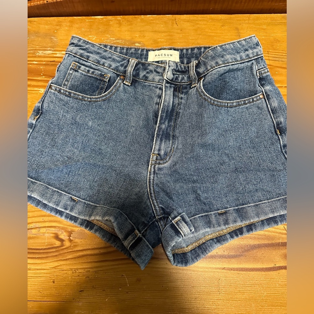 Pacsun jean mom shorts